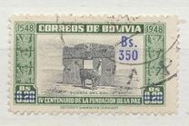 [Currency Revaluation - Founding of La Paz stamps of 1951 Surcharged, тип FN2]