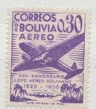[Airmail Stamps - The 25th Anniversary of the Lloyd Aereo Boliviano, type FM1]
