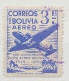 [Airmail Stamps - The 25th Anniversary of the Lloyd Aereo Boliviano, type FM4]
