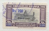 [Currency Revaluation - Founding of La Paz stamps of 1951 Surcharged, тип FS2]