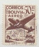 [Airmail Stamps - The 25th Anniversary of the Lloyd Aereo Boliviano, type FM6]