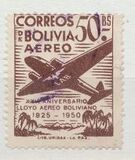 [Airmail Stamps - The 25th Anniversary of the Lloyd Aereo Boliviano, type FM6]
