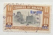 [Currency Revaluation - Founding of La Paz stamps of 1951 Surcharged, тип FP2]