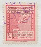 [Airmail Stamps - Panagra Airways, The 10th Anniversary of the First La Paz-Tacna Flight, Typ EK]