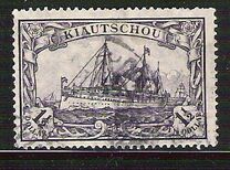 [The Kaiser's Ship "Hohenzollern" - Watermarked, Typ F6]