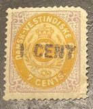 [No. 7 Surcharged  "1 CENT", Scrivi C]