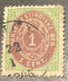 [Danish Postage Stamps - Value in "CENT", type B]