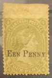[British Occupation in Victoria Stamp Surcharged, type C]