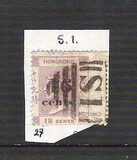 [No. 17 Surcharged, type B]