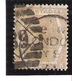 [Queen Victoria - Colored Control Numbers in Corners, प्रकार Y]