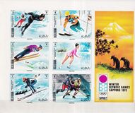 [Airmail - Winter Olympic Games - Sapporo, Japan 1972, տեսակ LV]