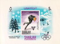 [Airmail - Gold Medal Winners from the Winter Olympic Games - Grenoble, France, typ LT1]