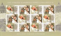 [The 100th Anniversary of the Birth of Pope John Paul II, 1920-2005 - Joint Issue with Poland, type ADK]