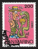 [School and Philately Sketches - By Benito Jacovitti, тып AJW]