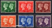 [Queen Victoria and King George VI, type CZ]