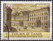 [EUROPA Stamp - Ancient Postal Routes, tipas DSZ]