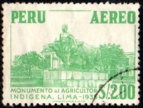[Airmail - Personalities, Nature and Culture of Peru, type NE]