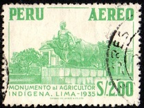 [Airmail - Personalities, Nature and Culture of Peru, type NE]