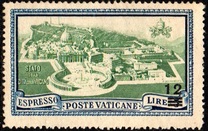 [Express Stamps Overprinted New Value, Tip AL1]