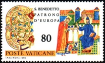 [The 1500th Anniversary of the Birth of The Saint Benedict of Nursias, type SL]