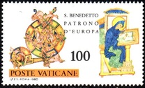 [The 1500th Anniversary of the Birth of The Saint Benedict of Nursias, type SM]