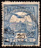 [Turul over Crown of Saint Stephen - Different Perforation, type F53]