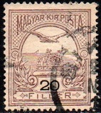 [Turul over Crown of Saint Stephen - Different Perforation, type F52]