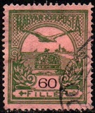 [Turul over Crown of Saint Stephen - Different Watermark, type F98]
