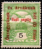 [Turul over Crown of Saint Stephen & King Franz Joseph - Stamps of 1913 Overprinted and Surcharged, 類型 M3]