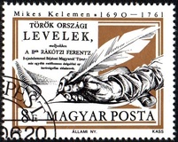 [The 300th Anniversary of the Birth of Kelemen Mikes, 1690-1761, type EUP]