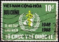[The 20th Anniversary of World Health Organization or WHO, type DZ]