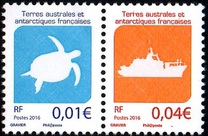 [Logos of French South and Antarctic Territory - Year 2016 on Stamps, type ADG3]
