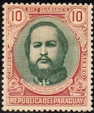 [Airmail - The 120th Anniversary of the Birth of Marshal Francisco S. Lopez, 1827-1870, veids MC4]