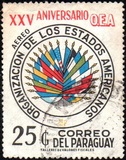 [Airmail - The 25th Anniversary of Organization of American States (O.A.S.), Tipi AYJ1]