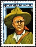 [Airmail - The 50th Anniversary of the Death of Augusto Cesar Sandino, 1895-1934, type BKY]