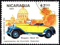 [Airmail - The 150th Anniversary of the Birth of Gottlieb Daimler, 1834-1900 - Vintage Cars, type BMJ]