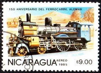 [Airmail - The 100th Anniversary of Nicaraguan Railroads - The 150th Anniversary of German Railroads, type BOU]