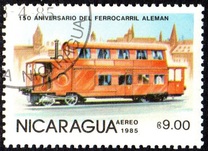 [Airmail - The 100th Anniversary of Nicaraguan Railroads - The 150th Anniversary of German Railroads, type BOV]