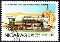[Airmail - The 100th Anniversary of Nicaraguan Railroads - The 150th Anniversary of German Railroads, type BOW]