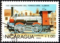 [The 100th Anniversary of Nicaraguan Railroads - The 150th Anniversary of German Railroads, type BOS]