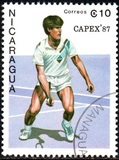 [International Stamp Exhibition "CAPEX '87" - Toronto, Canada - Tennis Players, type BWL]