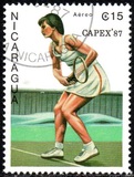 [Airmail - International Stamp Exhibition "CAPEX '87" - Toronto, Canada - Tennis Players, type BWN]