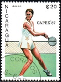 [Airmail - International Stamp Exhibition "CAPEX '87" - Toronto, Canada - Tennis Players, type BWP]