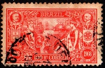[The 100th Anniversary of the Opening of Brazilian Port, type BX]