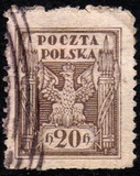 [South Poland Issues - Denomination in Halerzy, type T]