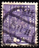 [Coat of Arms of Poland - Vertical Lines in Background, වර්ගය CL]