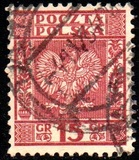 [Coat of Arms of Poland - Vertical Lines in Background, වර්ගය CL2]
