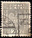 [Coat of Arms of Poland - Vertical Lines in Background, වර්ගය CL3]