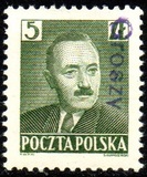 [No. 518-526 Overprinted GROSZY in Different Colors and Fonts, Tüüp INT]