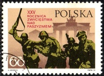 [The 25th Anniversary of the End of World War II and of the Recovery of Polish Territory East of the Oder (Odra) and Neisse (Nysa) rivers, type BHF]